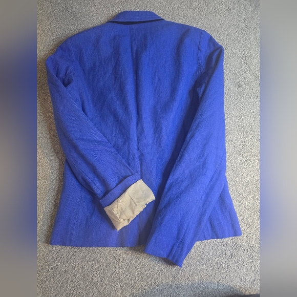 J. Crew Blazer Blue Ladies 8 Tall Business Casual Layering - Picture 3 of 10